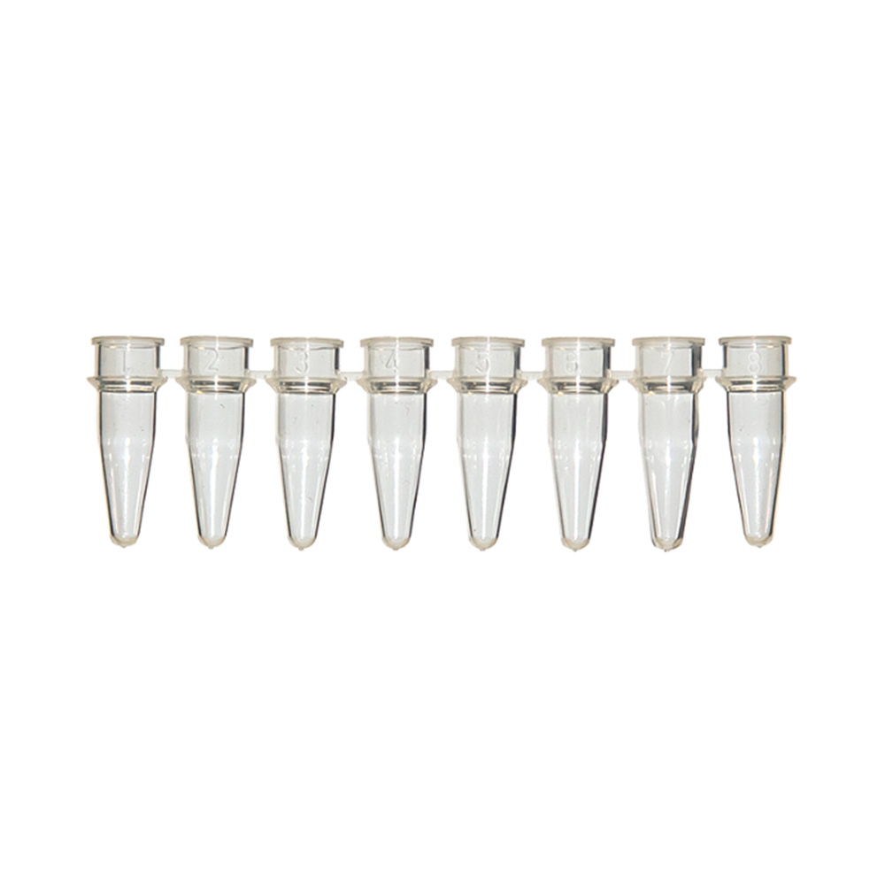AmpliStar-II 8-Strip 0.2ml PCR Tubes - 10x125