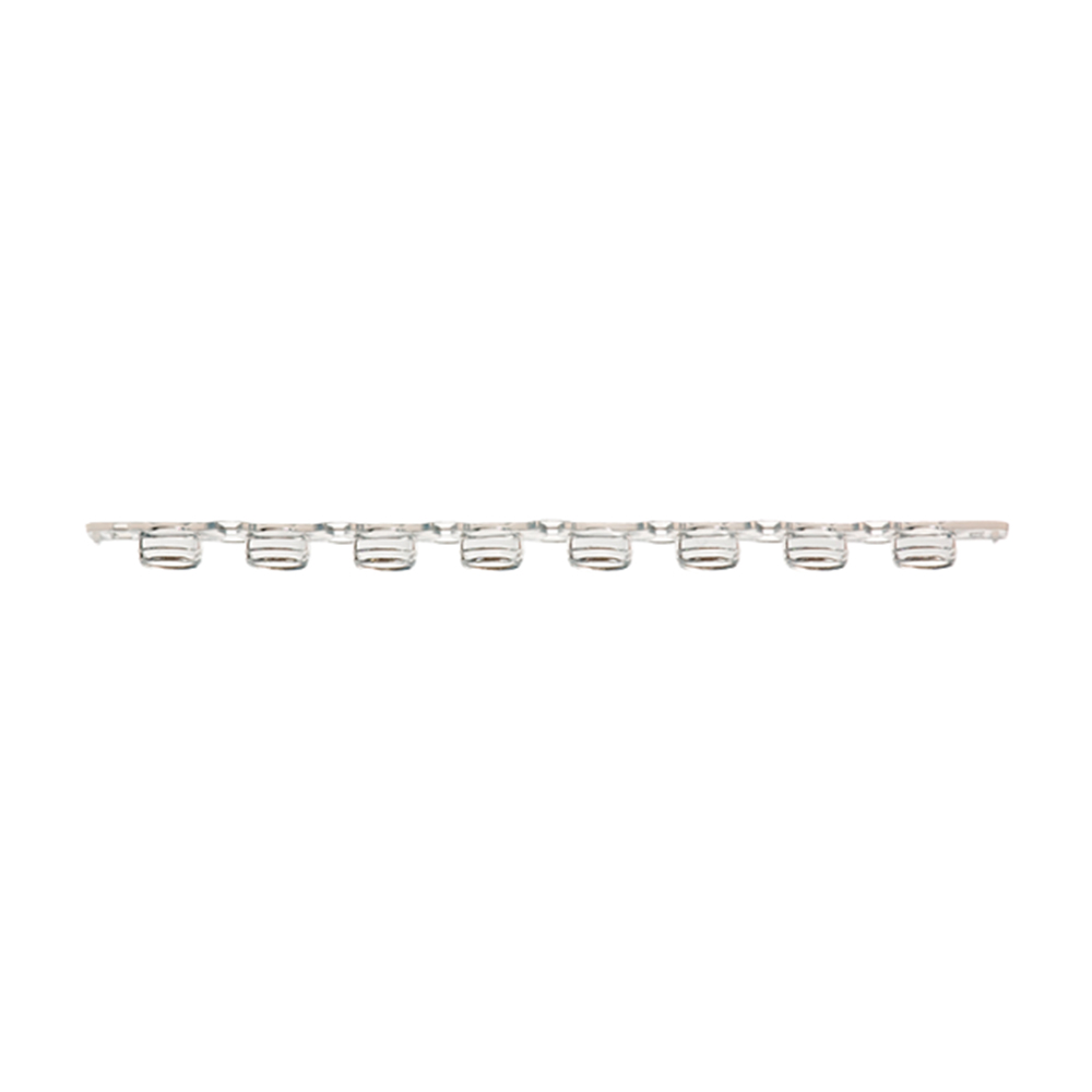 AmpliStar-II 8-Strip Optical Flat Caps - 10x125